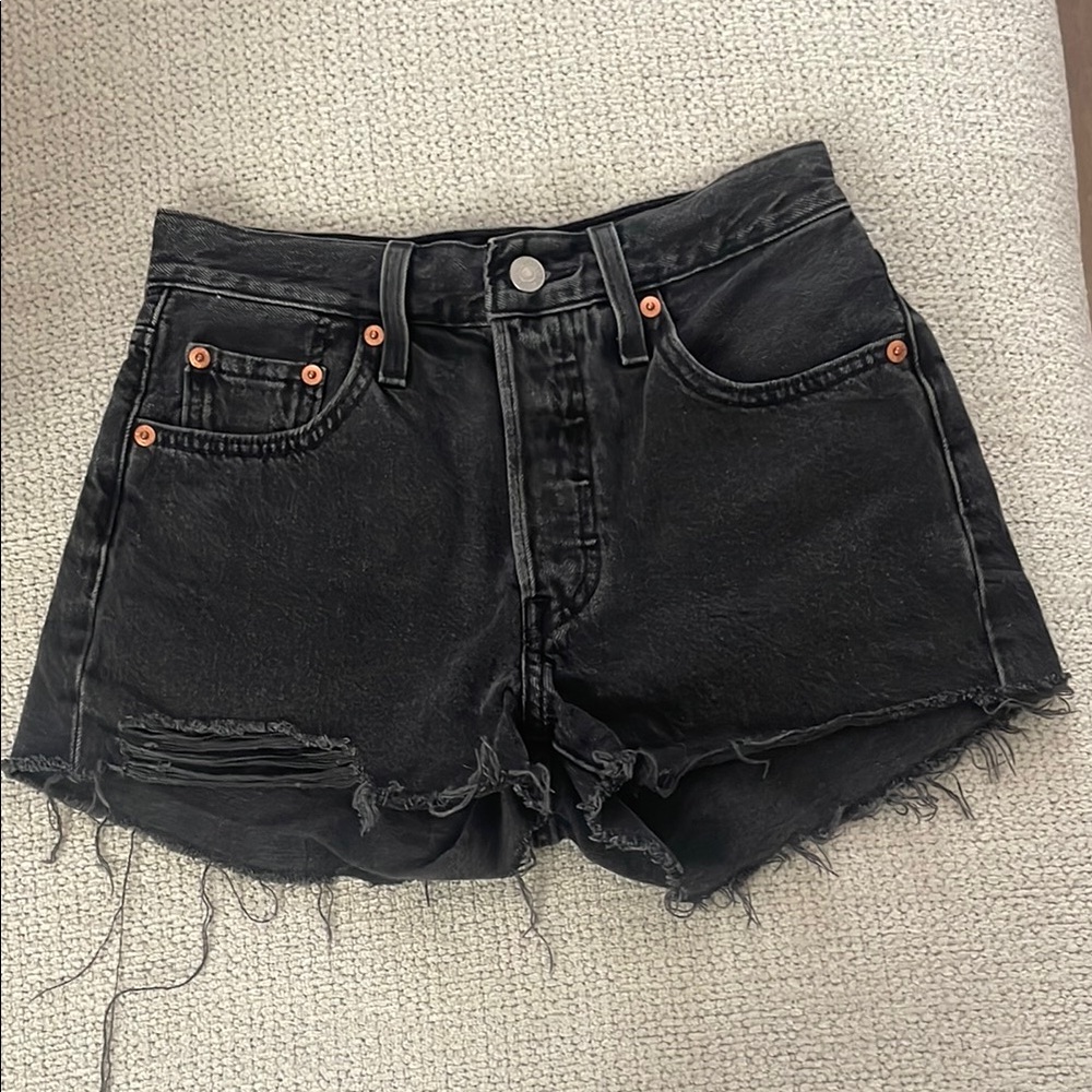 Levi’s Black Denim Women's Shorts